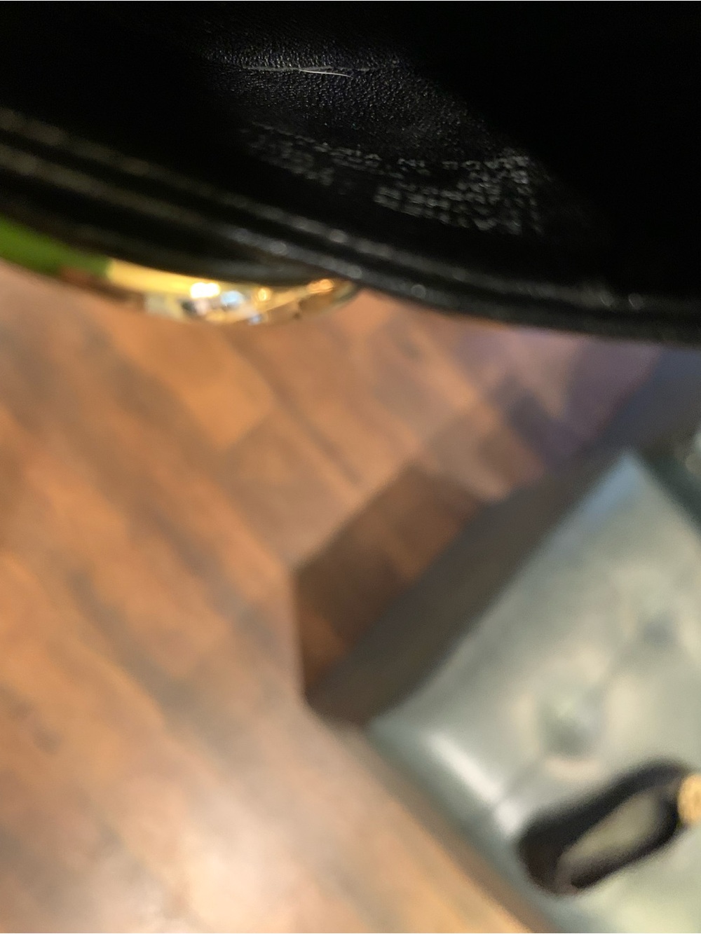 Tory Burch Reva black and gold leather flats - Picture 4 of 7